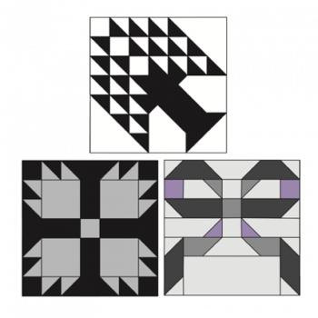Set L, The 12" (30,5 cm) Seven-Patch Block Set by Marti Michell